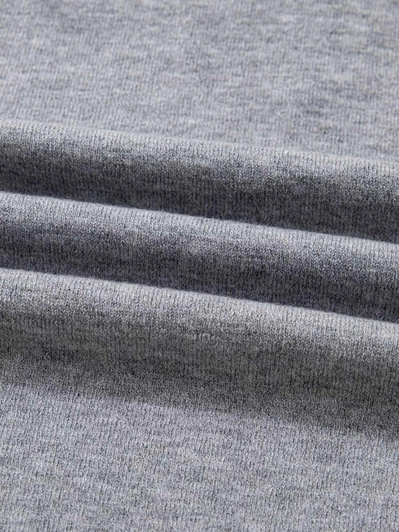 Contrast Striped Varsity Sweater with V Neck Design