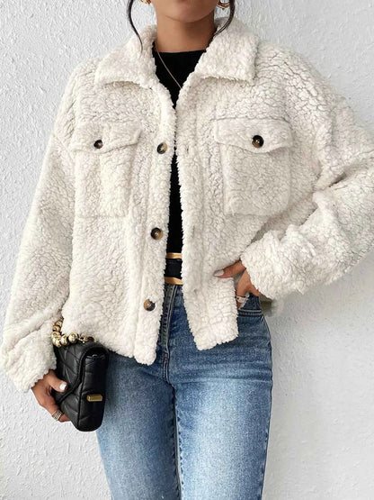 Cozy Sherpa Jacket Button-Down for Ultimate Comfort