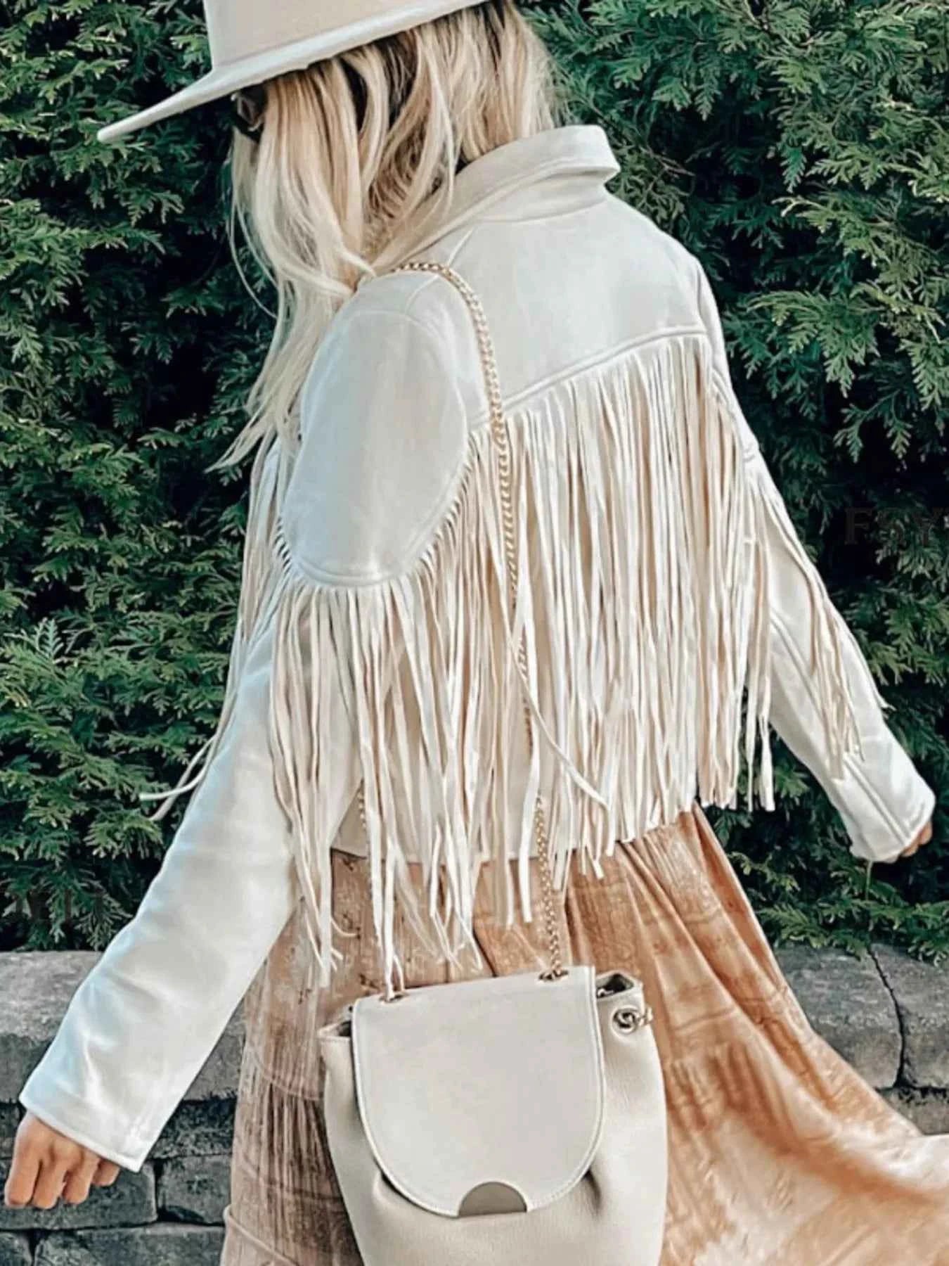 Fringe Cropped Jacket for a Chic and Stylish Look