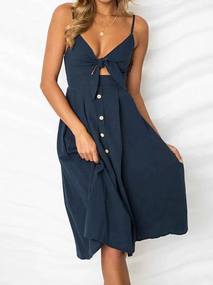 Cutout Sweetheart Neck Cami Dress - Stylish and Trendy Summer Fashion