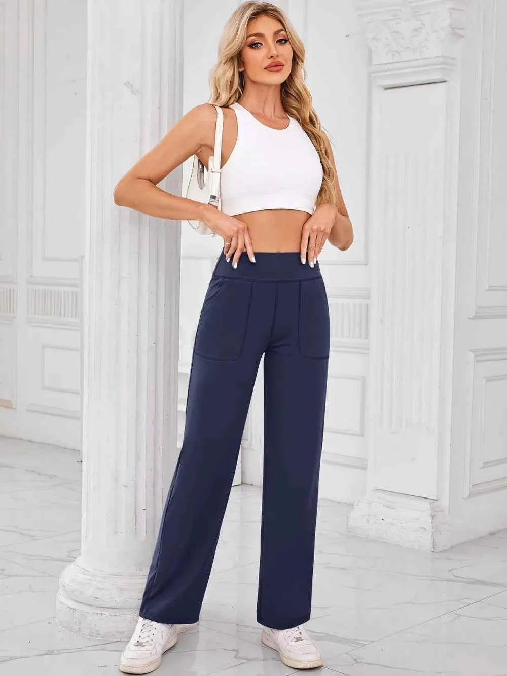 Lovelet High Waist Active Pants with Pockets
