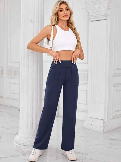 Lovelet High Waist Active Pants with Pockets