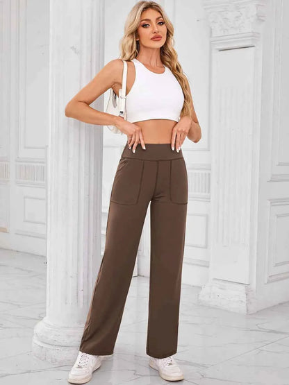 Lovelet High Waist Active Pants with Pockets