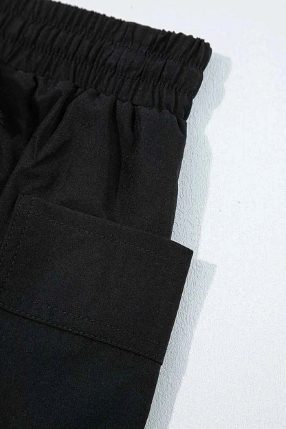 Cargo Pocket Skort with Elastic Waist for Active Casual Wear