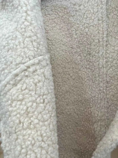 Sherpa Trim Cropped Jacket