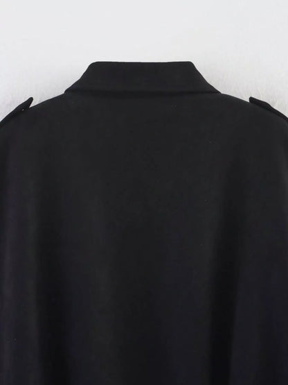 Zip Up Oversized Jacket - DANCING WITH CLOTHES