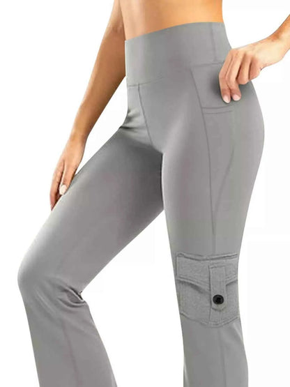 High-Waisted Yoga Pants with Pockets
