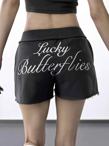 Letter Back Shorts