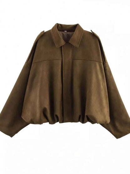 Zip Up Oversized Jacket