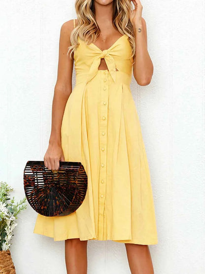 Cutout Sweetheart Neck Cami Dress - Stylish and Trendy Summer Fashion