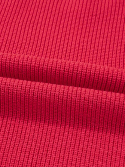 Sequin Bow Accent Sweater with Drop Shoulder Design