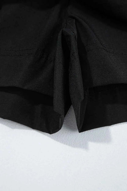 Cargo Pocket Skort with Elastic Waist for Active Casual Wear