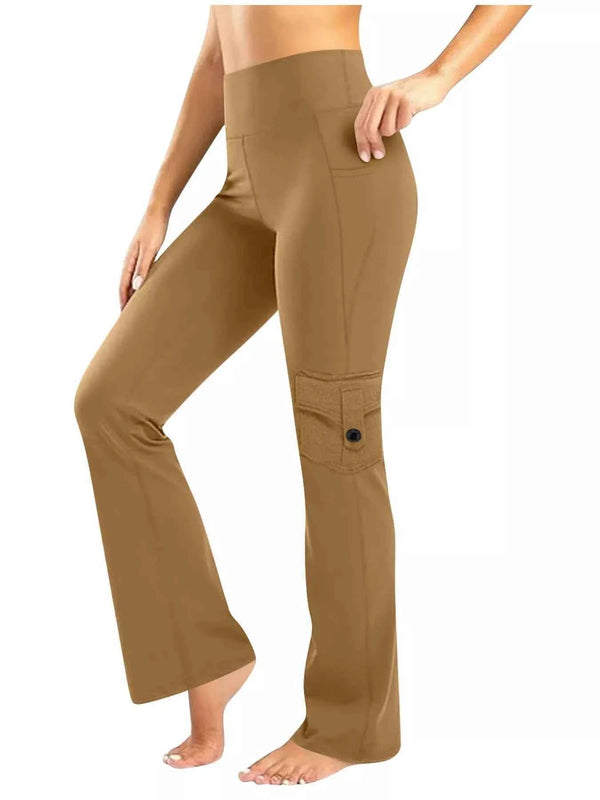 High-Waisted Yoga Pants with Pockets