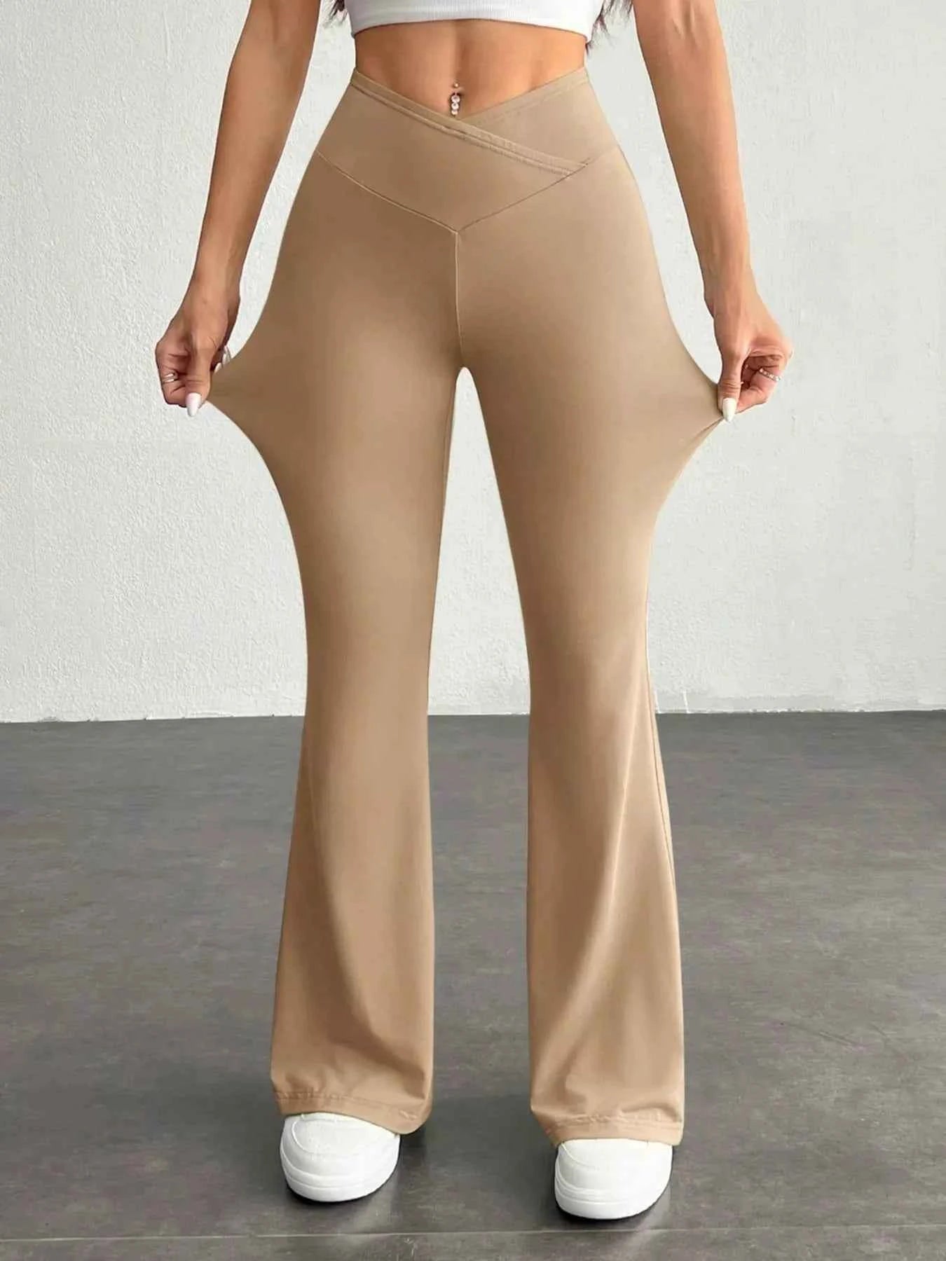 High-Waisted Flare Pants