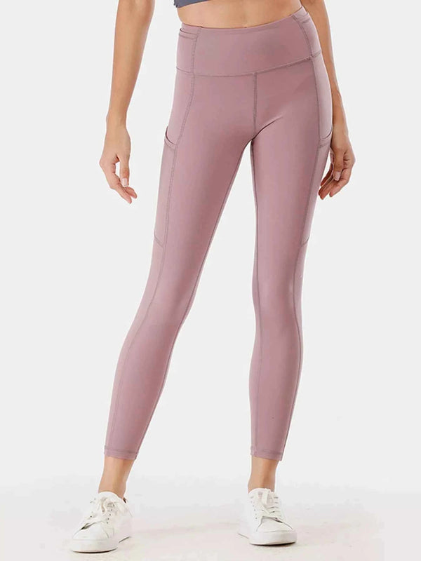 Full Size High-Waisted Active Leggings with Pockets Plus Size