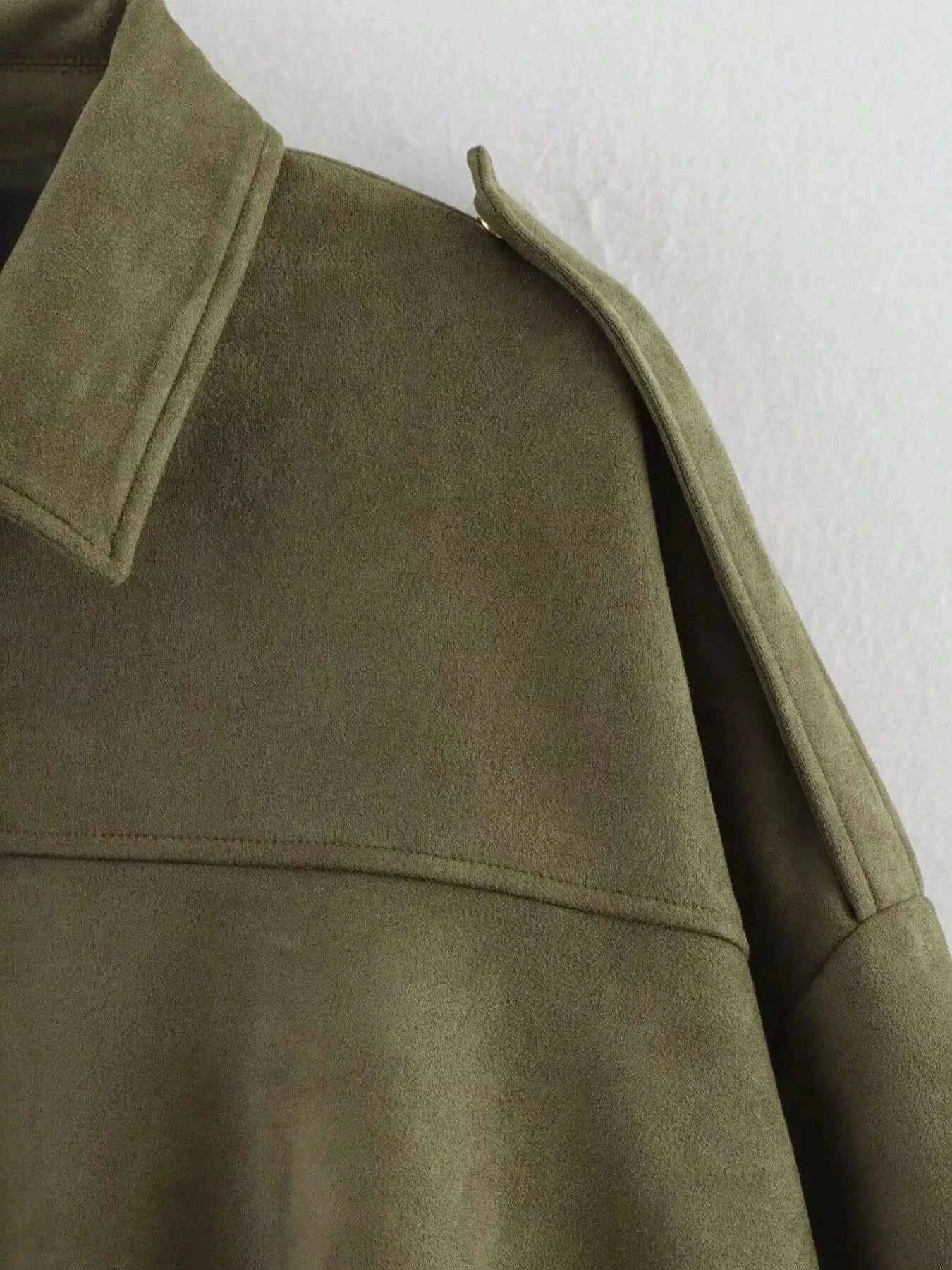 Zip Up Oversized Jacket