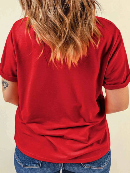 Merry Christmas Short Sleeve Graphic Tee