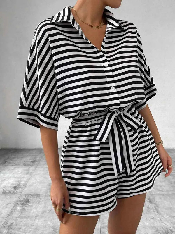 Striped Romper for Easy Style
