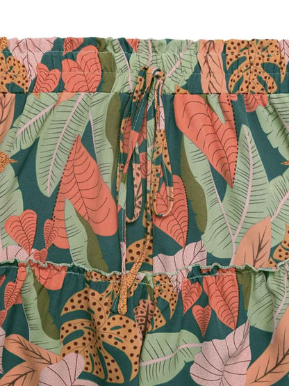 Tropical High Waist Shorts for Effortless Summer Style